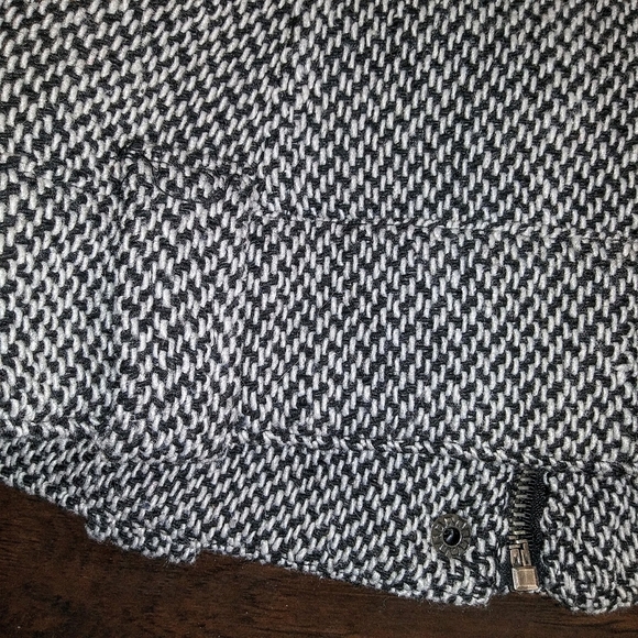 Forever 21 Tweed Print Jacket Sz S - Picture 4 of 6